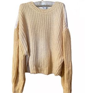 Topshop Cozy Colorblock Sweater. XL